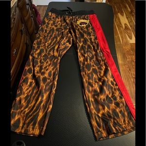 leopard print joggers